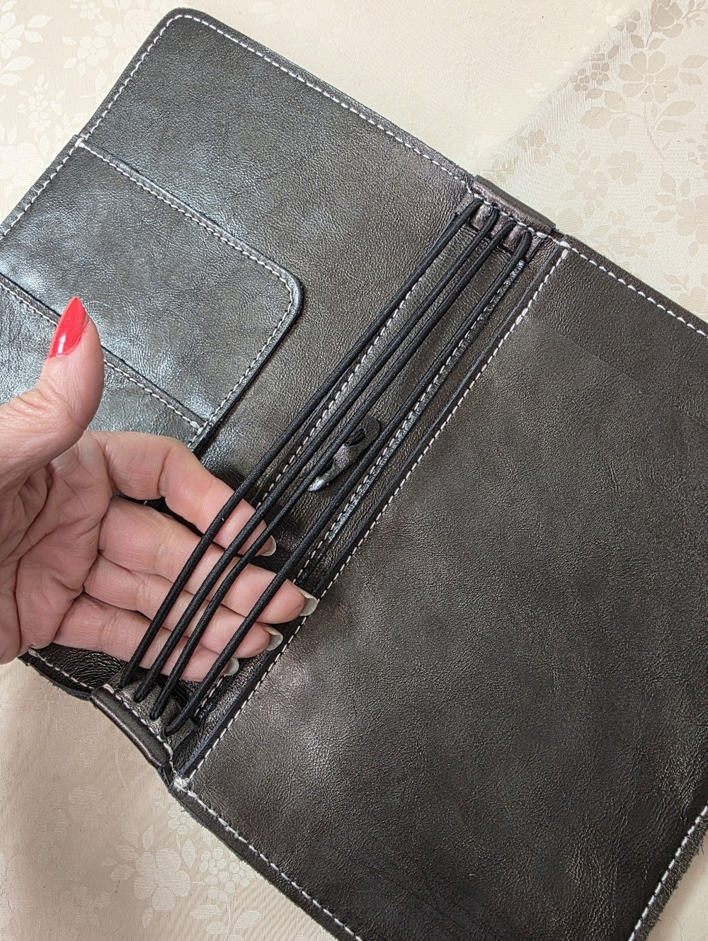 Planner Perfect Leather Travelers Notebook Cover - Espresso Brown - Wide/Standar - Picture 10 of 12